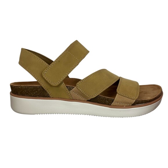 Skechers Lifted Comfort Sandals Women's Size 9 Chestnut Minimalist Neutral - Picture 3 of 12